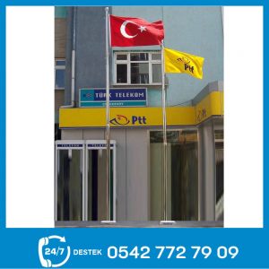 Kütahya Paslanmaz Bayrak Direği