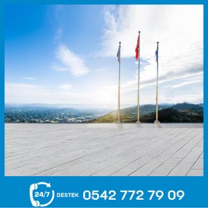 Çorum Krom Bayrak Direği